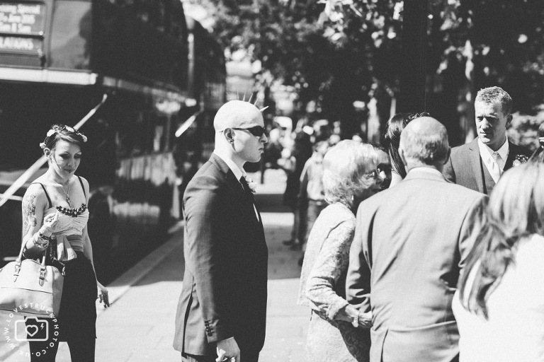 Islington Town Hall Wedding, Rock N Roll Wedding, tattoed bride photos, alternative wedding