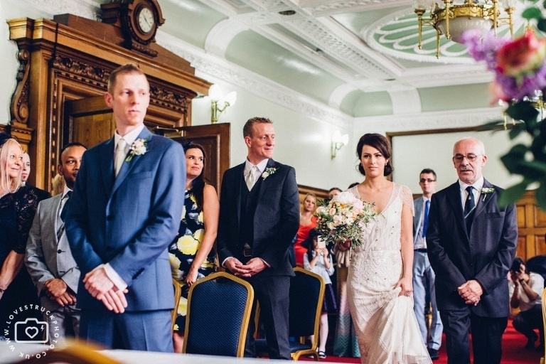 Islington Town Hall Wedding, Rock N Roll Wedding, alternative london wedding