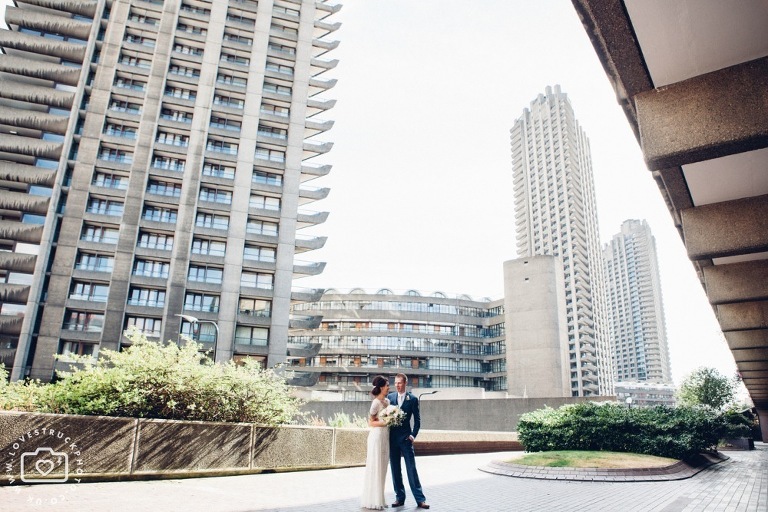 The Brewery Alternative Wedding, quirky wedding montcalm hotel london, alternative wedding couple, tattooed bride photos, wedding photoshoot barbican london