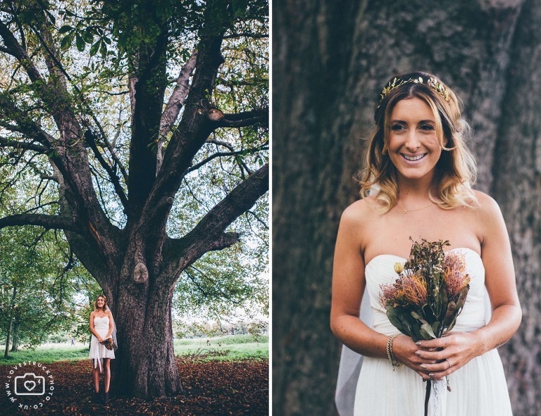quirky wedding photoshoot in Regents Park London