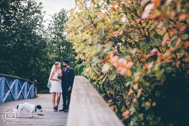 quirky wedding photoshoot in Regents Park London