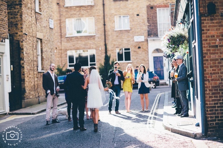 quirky wedding photoshoot in Regents Park London