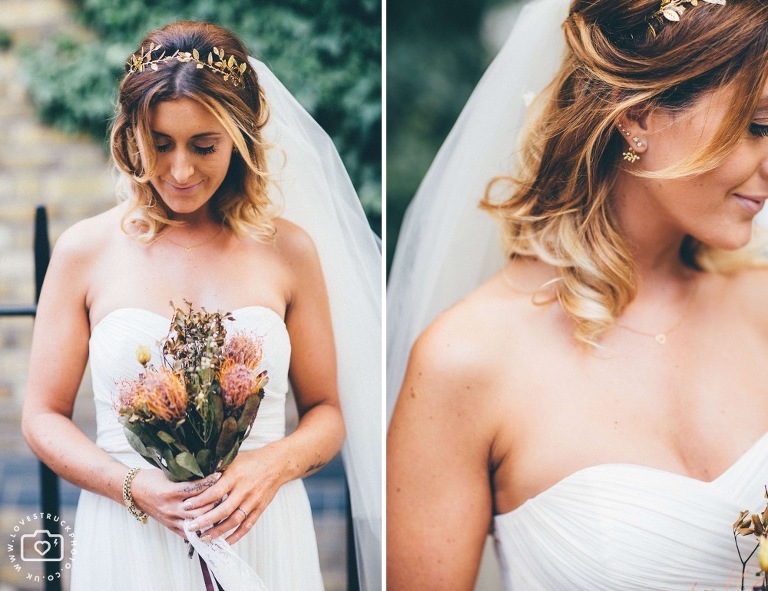 quirky wedding photoshoot in Marylebone, London