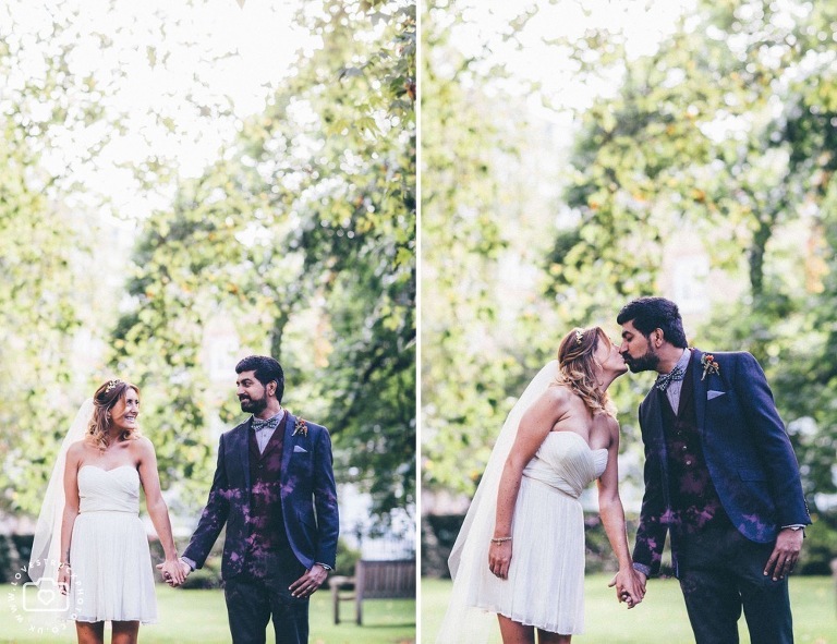 quirky wedding photoshoot in Marylebone, London