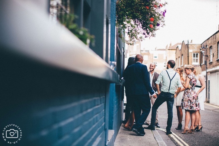 london pub wedding near Regents Park, quirky wedding pub venue in Marylebone