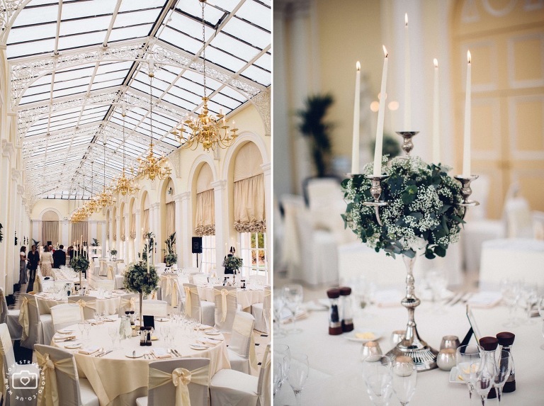 the orangery wedding reception, blenheim palace wedding